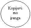 Oval: Kopijavimo ranga